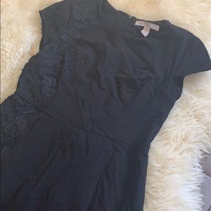 Black and lace dress